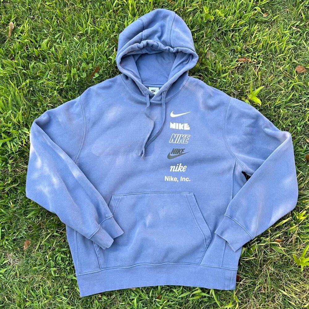 Men's Blue Nike Hoodie